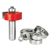 Freud 32-524 flush, 1/8",1/4",5/16",3/8",7/16",1/2" Depth Rabbeting Bit with Bearings